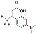 3-(4-DIMETHYLAMINO-PHENYL)-4,4,4-TRIFLUORO-BUT-2-ENOIC ACID 结构式