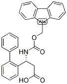 (R)-3-BIPHENYL-2-YL-3-(9H-FLUOREN-9-YLMETHOXYCARBONYLAMINO)-PROPIONIC ACID 结构式