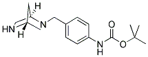 2-(4'-N-Boc-aminobenzyl)-2,5-diazabicyclo[2.2.1]heptane 结构式