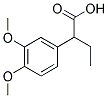 2-(3,4-DIMETHOXYPHENYL)BUTANOIC ACID 结构式