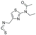 N-ETHYL-N-[4-(ISOTHIOCYANATOMETHYL)-1,3-THIAZOL-2-YL]ACETAMIDE 结构式