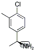 (S)-1-(4-CHLORO-3-METHYLPHENYL)ETHANAMINE 结构式