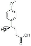 (R)-4-AMINO-4-(4-METHOXY-PHENYL)-BUTYRIC ACID 结构式