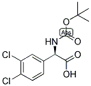 (R)-TERT-BUTOXYCARBONYLAMINO-(3,4-DICHLORO-PHENYL)-ACETIC ACID 结构式