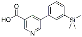 5-[3-(TRIMETHYLSILYL)PHENYL]NICOTINIC ACID 结构式