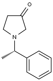 N-(S)-1-(1-PHENYLETHYL)-3-PYRROLIDINONE 结构式