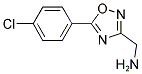 (5-(4-CHLOROPHENYL)-1,2,4-OXADIAZOL-3-YL)METHANAMINE 结构式