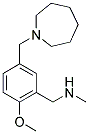 [5-(AZEPAN-1-YLMETHYL)-2-METHOXYBENZYL]METHYLAMINE 结构式