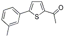 1-[5-(3-Methylphenyl)-2-thienyl]ethanone 结构式
