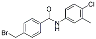 4-(BROMOMETHYL)-N-(4-CHLORO-3-METHYLPHENYL)BENZAMIDE 结构式