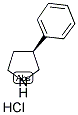 (S)-3-苯基吡咯烷盐酸盐 结构式