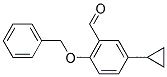 2-(苄氧基)-5-环丙基苯甲醛 结构式