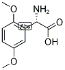 (S)-AMINO-(2,5-DIMETHOXY-PHENYL)-ACETIC ACID 结构式