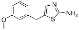 5-(3-METHOXYBENZYL)-1,3-THIAZOL-2-AMINE 结构式