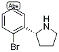 (R)-2-(2-BROMOPHENYL)PYRROLIDINE 结构式