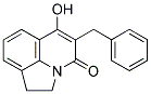 5-BENZYL-6-HYDROXY-1,2-DIHYDRO-4H-PYRROLO[3,2,1-IJ]QUINOLIN-4-ONE 结构式