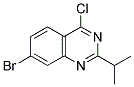 7-BROMO-4-CHLORO-2-ISOPROPYL-QUINAZOLINE 结构式