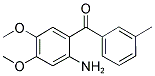 (2-AMINO-4,5-DIMETHOXY-PHENYL)-M-TOLYL-METHANONE 结构式