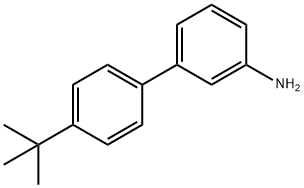 3-(4-叔丁基苯基)苯胺 结构式