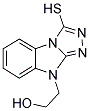 2-(3-MERCAPTO-BENZO[4,5]IMIDAZO[2,1-C][1,2,4]TRIAZOL-9-YL)-ETHANOL 结构式