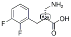 (R)-2-AMINOMETHYL-3-(2,3-DIFLUORO-PHENYL)-PROPIONIC ACID 结构式