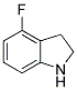 4-FLUORO-2,3-DIHYDRO-1H-INDOLE 结构式
