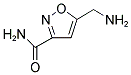 5-(AMINOMETHYL)-3-ISOXAZOLECARBOXAMIDE 结构式