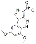 6,8-DIMETHOXY-3-NITROIMIDAZO[5,1-C][1,2,4]BENZOTRIAZINE 结构式