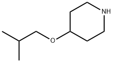 4-(2-甲基丙氧基)哌啶 结构式