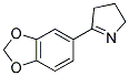 5-BENZO[1,3]DIOXOL-5-YL-3,4-DIHYDRO-2H-PYRROLE 结构式