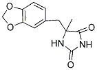 5-(1,3-BENZODIOXOL-5-YLMETHYL)-5-METHYLIMIDAZOLIDINE-2,4-DIONE 结构式