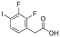 4-IODO-2,3-DIFLUOROBENZOACETIC ACID 结构式