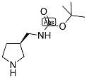 (R)-3-N-BOC-AMINOMETHYL PYRROLIDINE 结构式