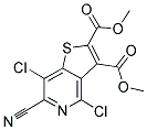 DIMETHYL 4,7-DICHLORO-6-CYANOTHIENO[3,2-C]PYRIDINE-2,3-DICARBOXYLATE 结构式