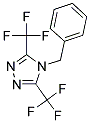 4-BENZYL-3,5-BIS(TRIFLUOROMETHYL)-4H-1,2,4-TRIAZOLE 结构式