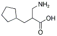 2-AMINOMETHYL-3-CYCLOPENTYL-PROPIONIC ACID 结构式