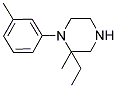 2-ETHYL-2-METHYL-1-(3-METHYLPHENYL)PIPERAZINE 结构式
