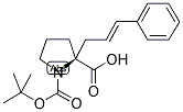 BOC-(S)-ALPHA-(3-PHENYL-ALLYL)-PROLINE 结构式