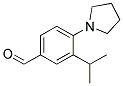 3-ISOPROPYL-4-PYRROLIDIN-1-YL-BENZALDEHYDE 结构式