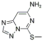 5-(METHYLTHIO)[1,2,4]TRIAZOLO[1,5-C]PYRIMIDIN-7-AMINE 结构式