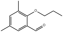 3,5-DIMETHYL-2-PROPOXYBENZALDEHYDE 结构式