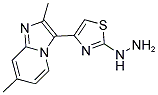 [4-(2,7-DIMETHYL-IMIDAZO[1,2-A]PYRIDIN-3-YL)-THIAZOL-2-YL]-HYDRAZINE 结构式