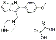 6-(4-METHOXY-PHENYL)-5-PIPERAZIN-1-YLMETHYL-IMIDAZO[2,1-B]THIAZOLE, COMPOUND WITH OXALIC ACID 结构式