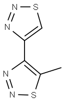 5-METHYL-4,4'-BI-1,2,3-THIADIAZOLE 结构式