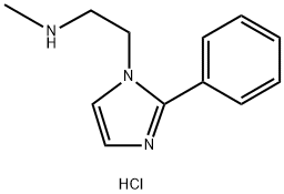 N-METHYL-2-(2-PHENYL-1H-IMIDAZOL-1-YL)ETHANAMINE DIHYDROCHLORIDE 结构式