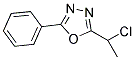 2-(1-CHLOROETHYL)-5-PHENYL-1,3,4-OXADIAZOLE 结构式