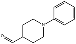 1-苯基哌啶-4-甲醛 结构式