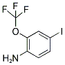 4-IODO-2-(TRIFLUOROMETHOXY)ANILINE 结构式