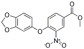 METHYL 4-(1,3-BENZODIOXOL-5-YLOXY)-3-NITROBENZOATE 结构式