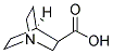 1-AZA-BICYCLO[2.2.2]OCTANE-3-CARBOXYLIC ACID 结构式